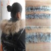 河北厂家供应羽绒服貉子毛条 貉子帽
