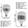 直销外贸正品灯具大功率LED灯瓦数LED球泡 超亮塑料LED节能灯