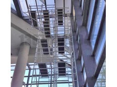 带脚轮护栏铝制品手脚架 移动式铝合金脚手架 塔架 门框式梯形-- 深圳市龙岗区易之力升降机械经营部