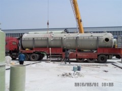 大型锅炉配备脱硫塔-- 河北华强科技开发有限公司