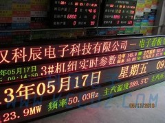 LED工业参数显示屏-- 武汉科辰电子科技有限公司