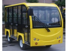 14座封闭电动观光车 全封闭电动游览观光车-- 长沙高尔机电科技有限公司