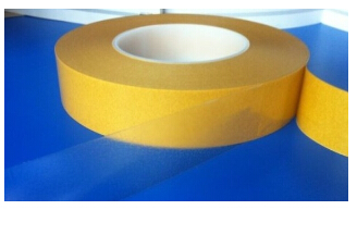 姜黄色离型纸透明双面胶 姜黄色硅油纸透明胶带-- 苏州茗超电子有限公司
