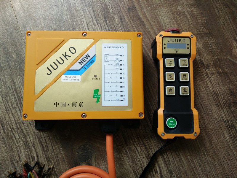JUUKO 新G天车遥控器起重机遥控器6点单速cd遥控器-- 天津航跃科技有限公司