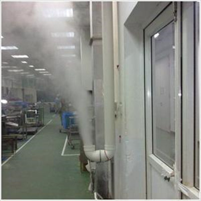 工厂车间专业人造雾喷雾降温系统-- 深圳通宝环境技术有限公司