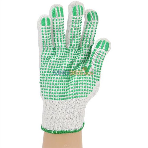 MYEHS/迈易斯 防割防滑耐磨绿色点塑工作手套畅为供-- 上海畅为实业有限公司