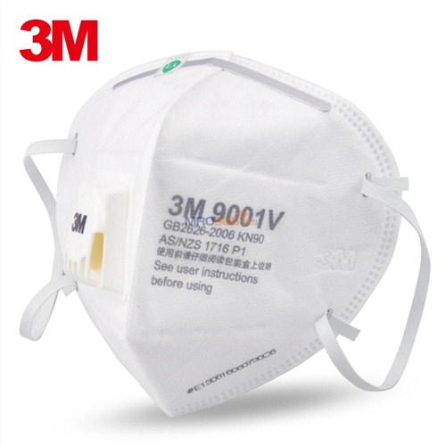 3M口罩 9001V折叠式带呼吸阀防雾霾防尘口罩畅为供-- 上海畅为实业有限公司