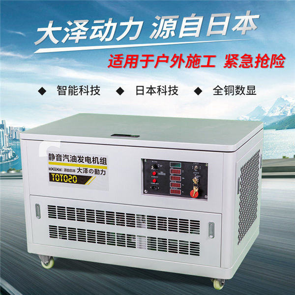 20千瓦静音汽油发电机报价表大泽动力-- 上海豹罗实业有限公司