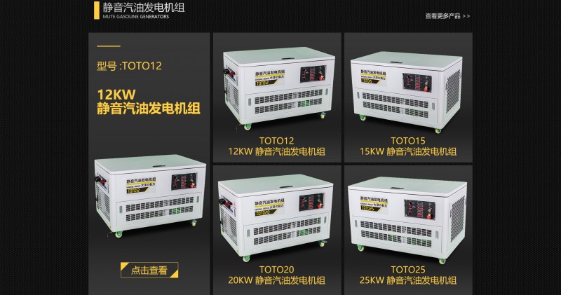 大泽动力静音汽油发电机-- 上海仡维实业有限子公司