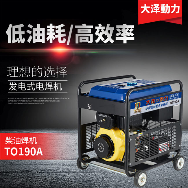 大泽动力250A柴油自发电电焊机-- 上海豹罗实业有限公司