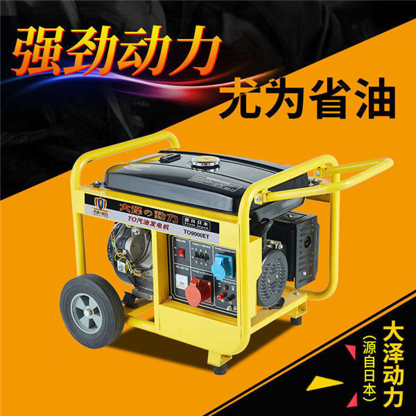 小型9kw单相汽油发电机组大泽动力-- 上海豹罗实业有限公司