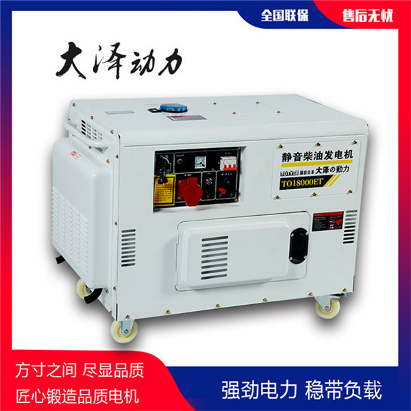 大泽动力10kw双缸柴油发电机TO14000ET-- 上海豹罗实业有限公司