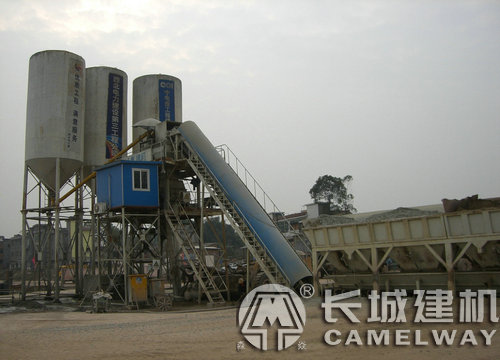 城镇预制厂HZS90型混凝土搅拌站设备费用-- 郑州市长城机器制造有限责任公司