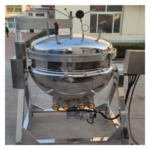 自动型肉制品煮制设备 猪头肉卤肉蒸煮机器 高压蒸煮锅