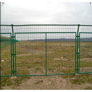 光伏场区防护围栏 太阳能光伏护栏网 光伏电站绿网围栏