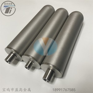 外表光滑无脱粉钛粉末烧结滤芯 钛棒