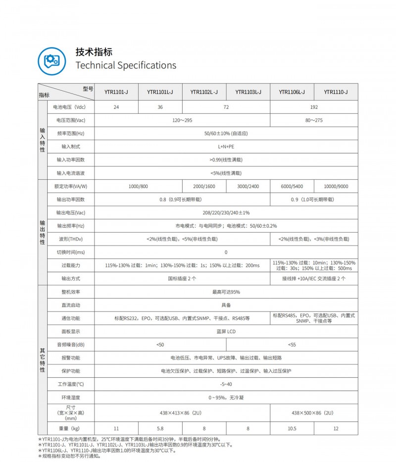 华为UPS不间断电源2000-G-3KRTL在线式服务器-- 西安青鹏机电科技有限公司